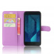 Чехол книжка с визитницей для HTC One X10 (фиолетовый)