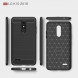 Чехол накладка Carbon Fiber для LG K10 (2018) (черный)