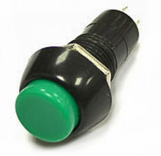 PBS-11B off-(on) зеленый переключатель кнопочный