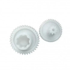 DF83b Блок шестеренок 2шт M700, D82 H82-18mm 38 кос. зуб, D66-24 H35-14 d8mm 9 и 41 косой зуб