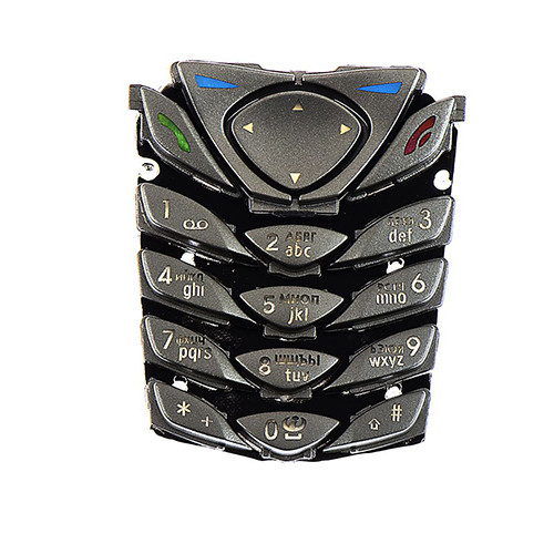 Корпус для Nokia 6100 с клавиатурой (черный)