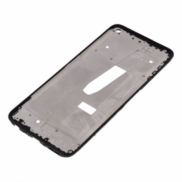 Рамка дисплея для Realme 8i средняя часть корпуса (Черная)