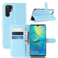 Чехол книжка для Huawei P30 Pro (голубой)