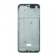 Рамка дисплея для Tecno Spark 8P (KG7n) средняя часть корпуса (черная)