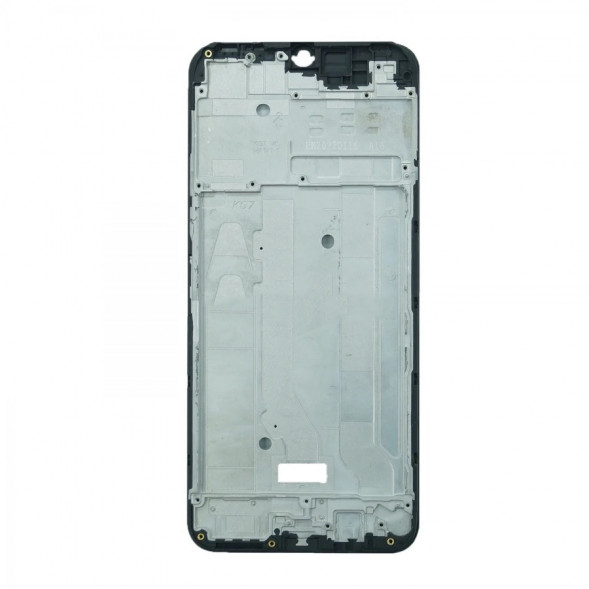 Рамка дисплея для Tecno Spark 8P (KG7n) средняя часть корпуса (черная)