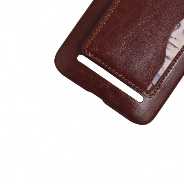 Чехол с подставкой для Asus Zenfone 2 Laser ZE500KL (Коричневый)