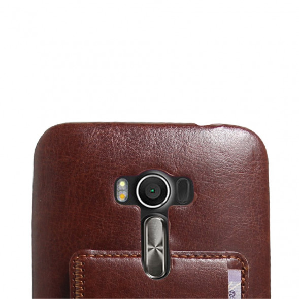 Чехол с подставкой для Asus Zenfone 2 Laser ZE500KL (Коричневый)