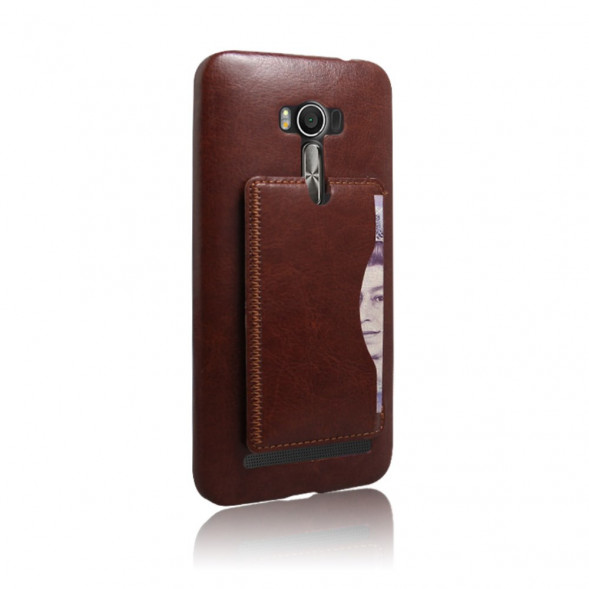 Чехол с подставкой для Asus Zenfone 2 Laser ZE500KL (Коричневый)