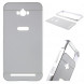 Алюминиевый бампер чехол для Asus Zenfone Max (ZC550KL) (Серебристый)
