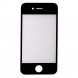 Стекло для Apple iPhone 4S (Черное)