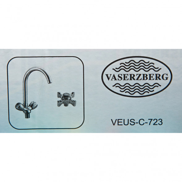 VEUS-C-723 Смеситель Vaserzberg для кухни, латунь