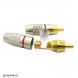 SZC-0218 / RP-213 red вилка (plug) RCA, красная полоса