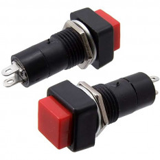 PBS-12A on-off красный переключатель кнопочный квадратный