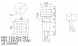 PBS-12A on-off красный переключатель кнопочный квадратный