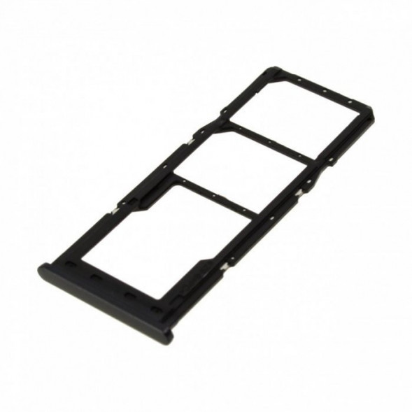 Контейнер SIM лоток для Samsung A127 Galaxy A12 Nacho (Черный)