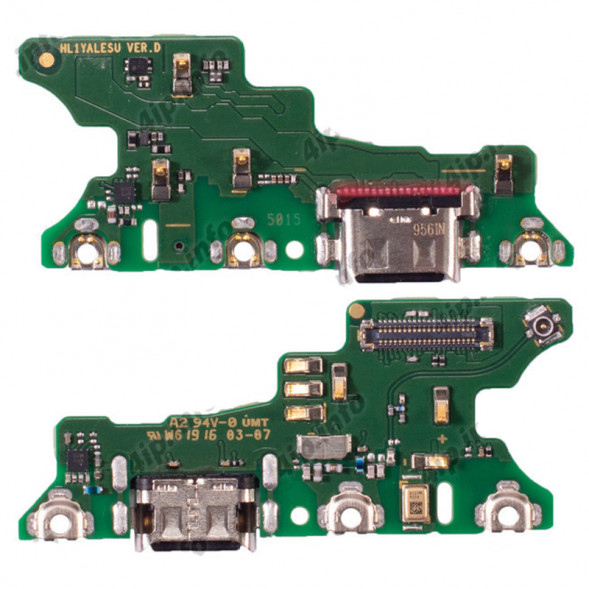 Шлейф для Huawei Honor 20 YAL-L21 плата на разъем зарядки, разъем гарнитуры, микрофон