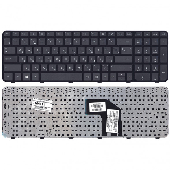 Клавиатура для ноутбука HP Pavilion G6-2000 (черная) с рамкой 010411