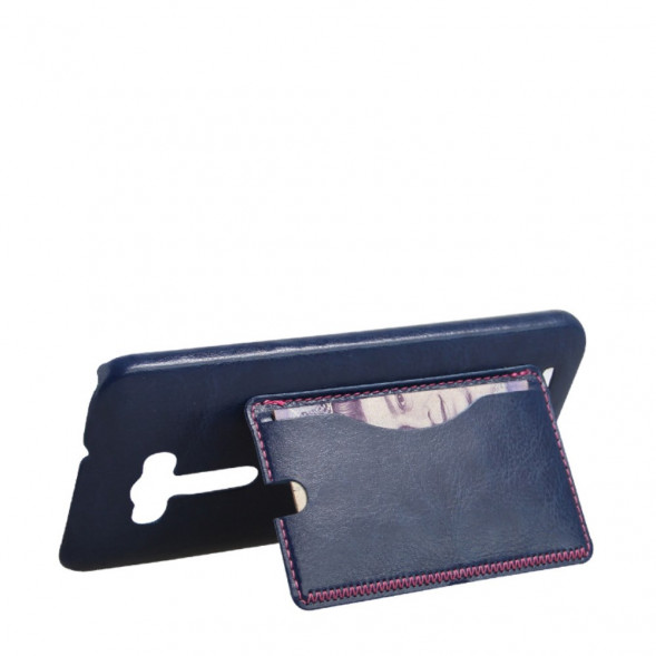 Чехол с подставкой для Asus Zenfone 2 Laser ZE500KL (Синий)