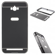 Алюминиевый бампер чехол для Asus Zenfone Max (ZC550KL) (Черный)
