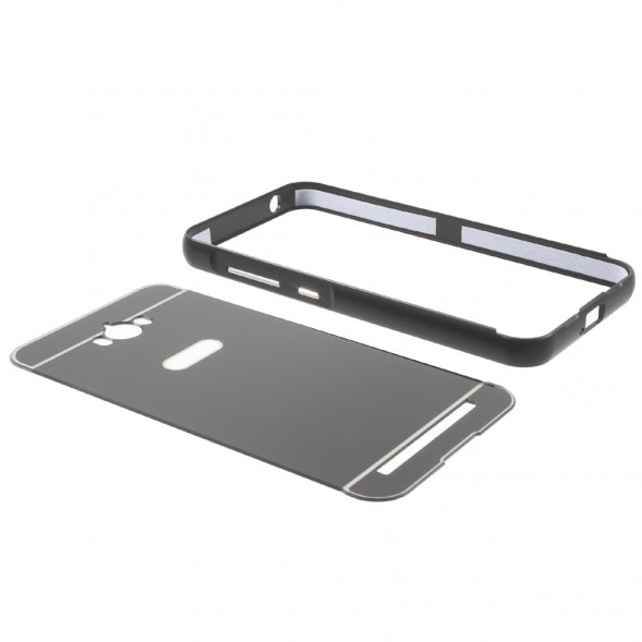 Алюминиевый бампер чехол для Asus Zenfone Max (ZC550KL) (Черный)