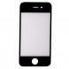 Стекло для iPhone 4 (Черное)