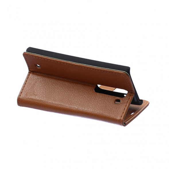 Чехол книжка с визитницей для LG Magna H502F H500F (Коричневый)