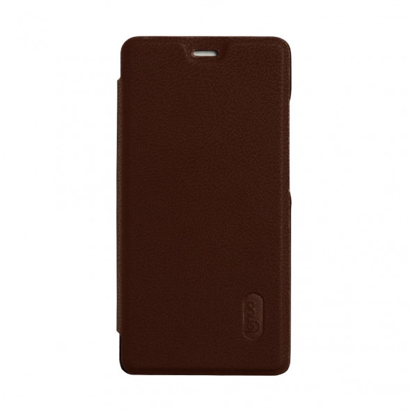 Чехол книжка LENUO для Huawei P9 (Коричневый)