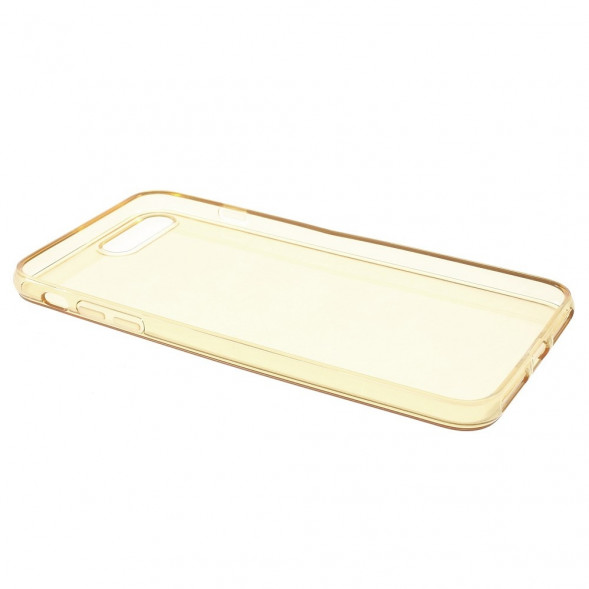 Силиконовый TPU чехол накладка для iPhone 7 Plus (Золотой)