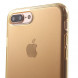 Силиконовый TPU чехол накладка для iPhone 7 Plus (Золотой)
