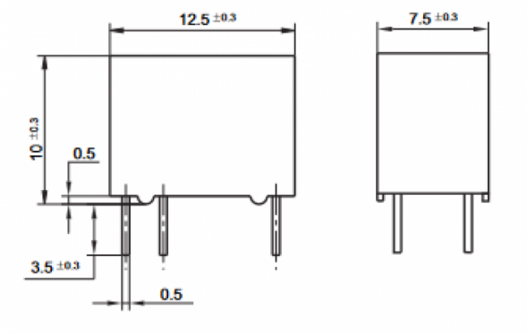 HFD23/012-1ZS 2A HONGFA Реле электромагнитное
