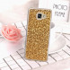 Силиконовый чехол с блесками для Samsung Galaxy A5 SM-A510F (золото)
