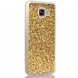 Силиконовый чехол с блесками для Samsung Galaxy A5 SM-A510F (золото)