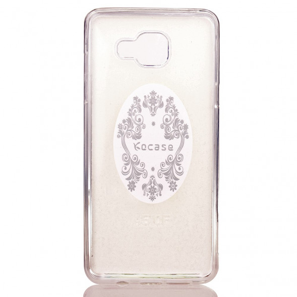 Силиконовый чехол с блесками для Samsung Galaxy A5 SM-A510F (золото)