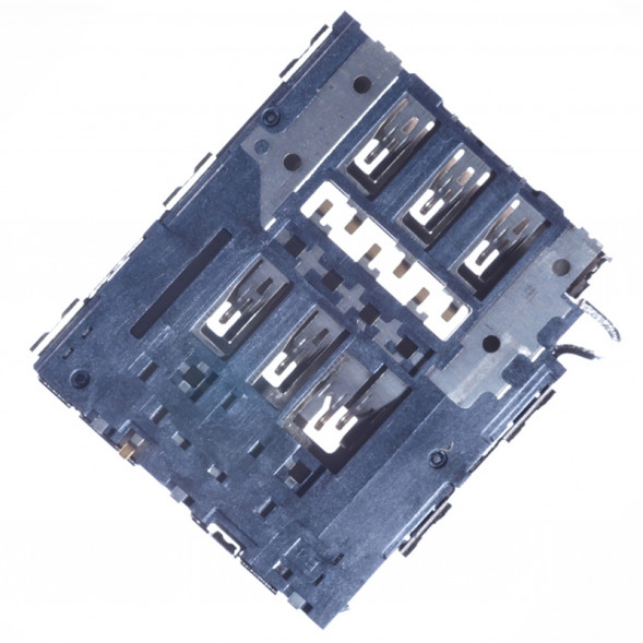 Коннектор SIM Samsung G920F S6, G925F S6 Edge