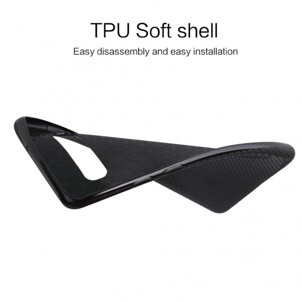 TPU Чехол накладка для Samsung Galaxy S10 (черный)