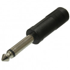 7-0138 / 6.35 M-6.35 ST Переходник из jack 6.35 mono на jack 6.35 stereo