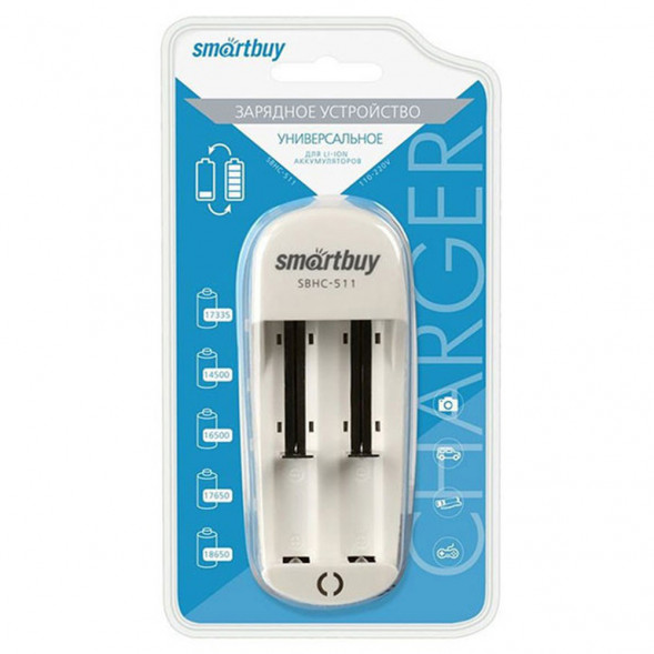 Устройство зарядное для аккумуляторов AA, AAA SmartBuy 511, 300mA (белый)