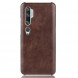 Кожаная накладка для Xiaomi Mi Note 10, Mi Note 10 Pro, Mi CC9 Pro (коричневый)