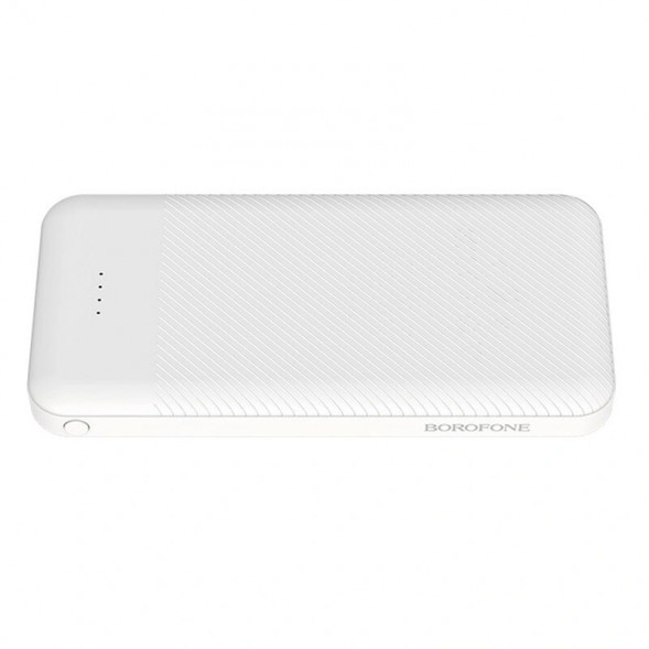 Внешний аккумулятор Powerbank Borofone BT27 10000 мАч type-c/micro-usb (белый)