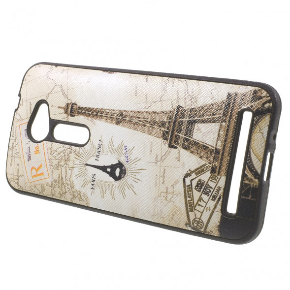 Чехол накладка для Asus Zenfone 2 ZE500CL (Эйфелева Башня)