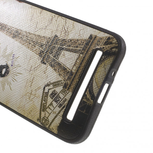 Чехол накладка для Asus Zenfone 2 ZE500CL (Эйфелева Башня)