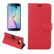 Чехол книжка с визитницей для Samsung Galaxy S6 EDGE+ G928 (Красный)
