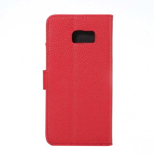 Чехол книжка с визитницей для Samsung Galaxy S6 EDGE+ G928 (Красный)