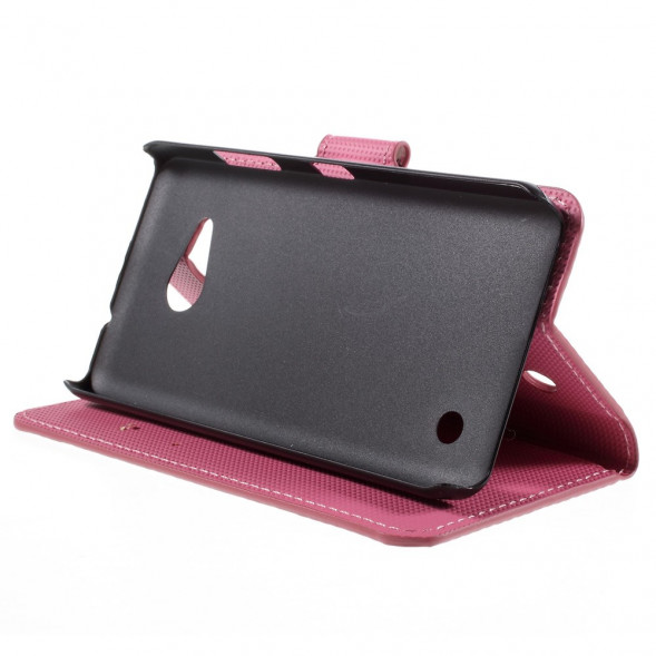 Чехол книжка с рисунком для Microsoft Lumia 550 (Ветка сливы)