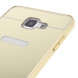Алюминиевый чехол бампер для Samsung Galaxy A7 SM-A710F (2016 г.) (Золотистое)
