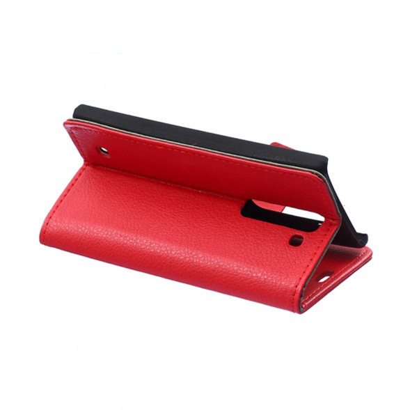 Чехол книжка с визитницей для LG Magna H502F H500F (Красный)