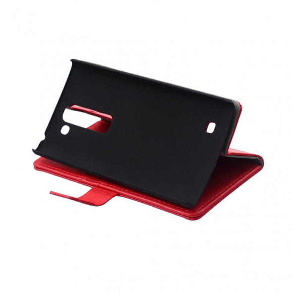 Чехол книжка с визитницей для LG Magna H502F H500F (Красный)