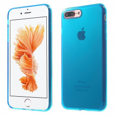 Силиконовый TPU чехол накладка для iPhone 7 Plus (Синий)
