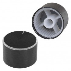 25.5x17HRP2 Ручка приборная круглая (черная)