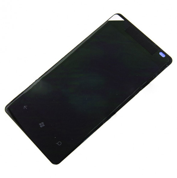 Дисплей Nokia 800 в сборе с тачскрином (черный)